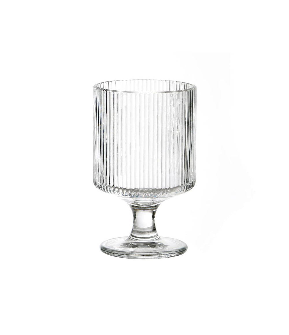 כוס פסים נובל על רגל