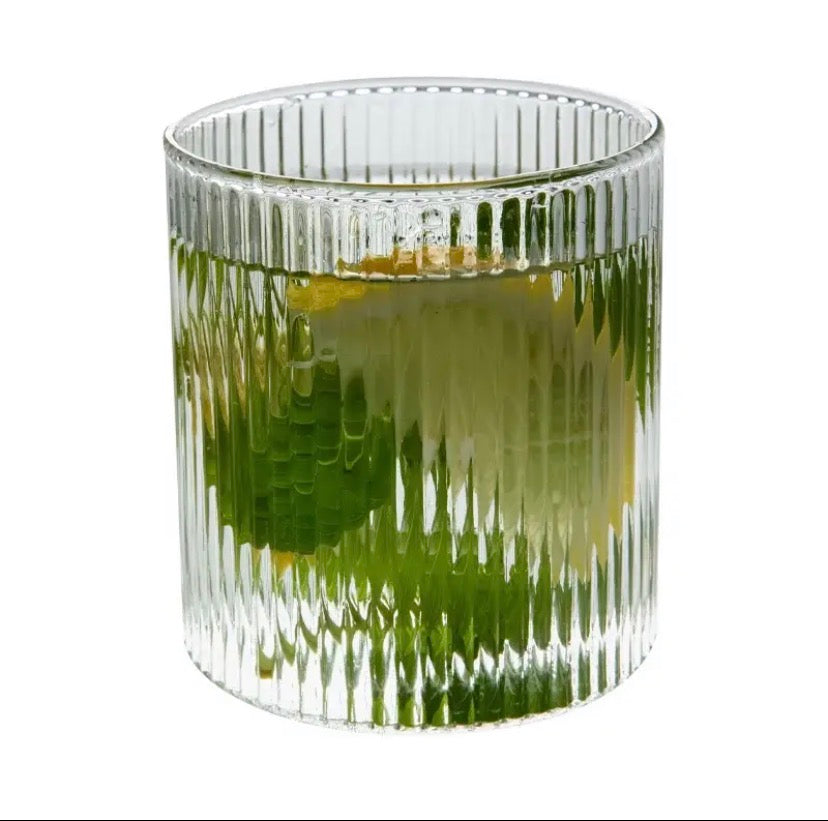 כוס שתיה פסים