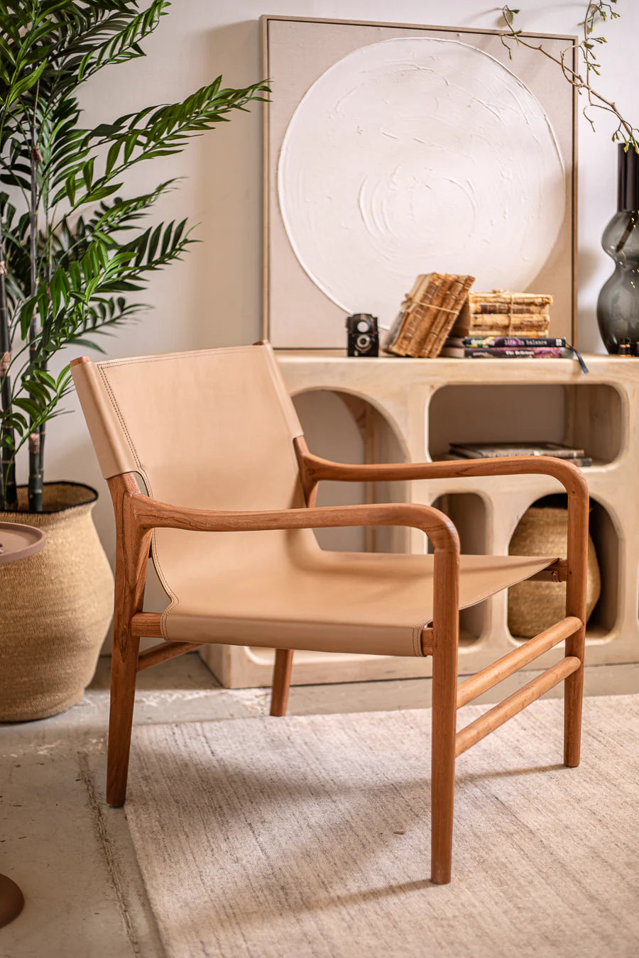 כורסא עור כאמל