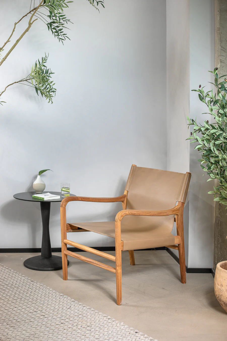 כורסא עור כאמל